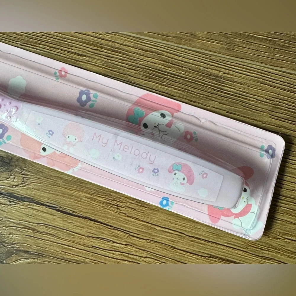 SANRIO-NWT 3 Piece Character Toothbrush Bundle-Hello Kitty, My Melody, Pochacco
